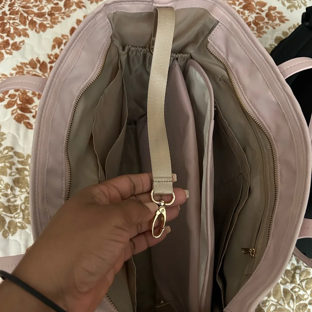 2 Gently Used Unisex Baby Diaper Bags - Mommore & FisherPrice